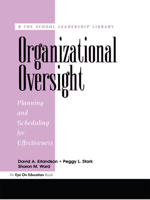 cover image of Organizational Oversight